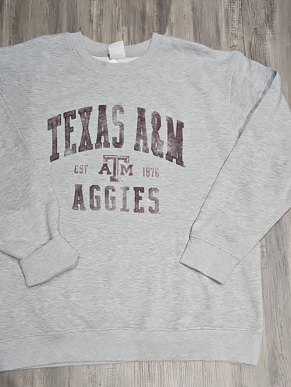Texas A&M Aggies Grey Crewneck Sweatshirt